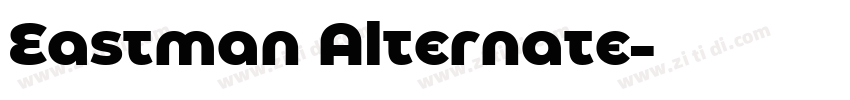 Eastman Alternate字体转换